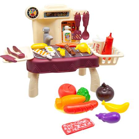 Детская мини-кухня S+S TOYS игровой набор с водой из крана