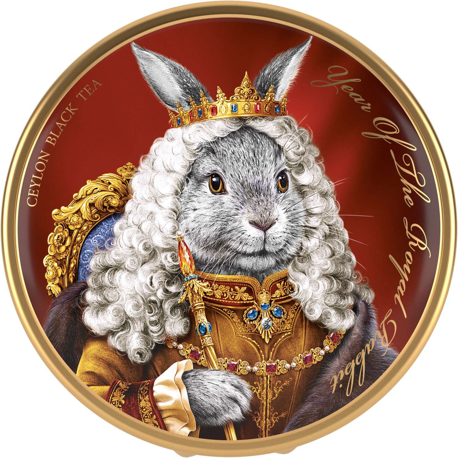 Чай черный крупнолистовой Richard Year of the Royal Rabbit с символом нового года король 40 гр - фото 1