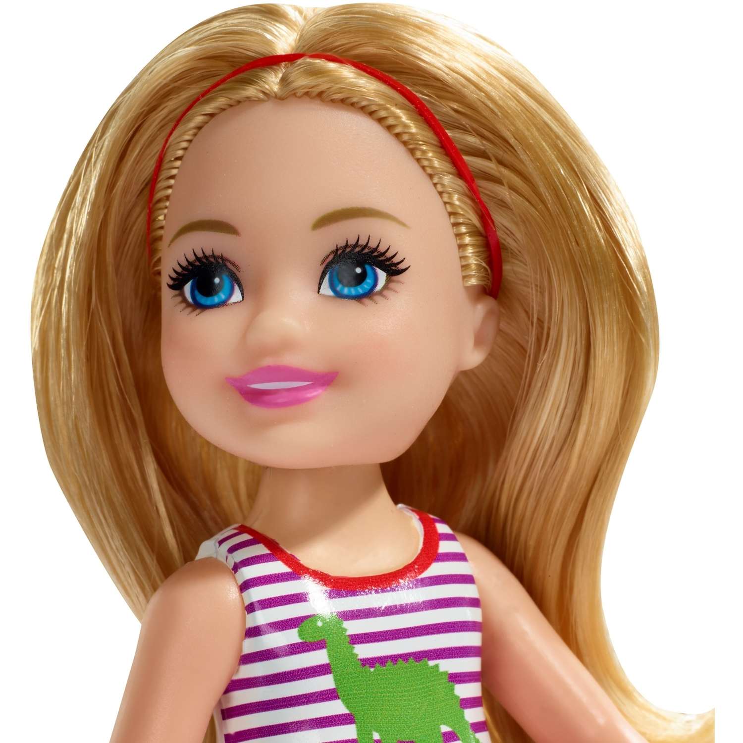 Кукла Barbie Челси Блондинка в топе с динозавром FXG82 DWJ33 - фото 7