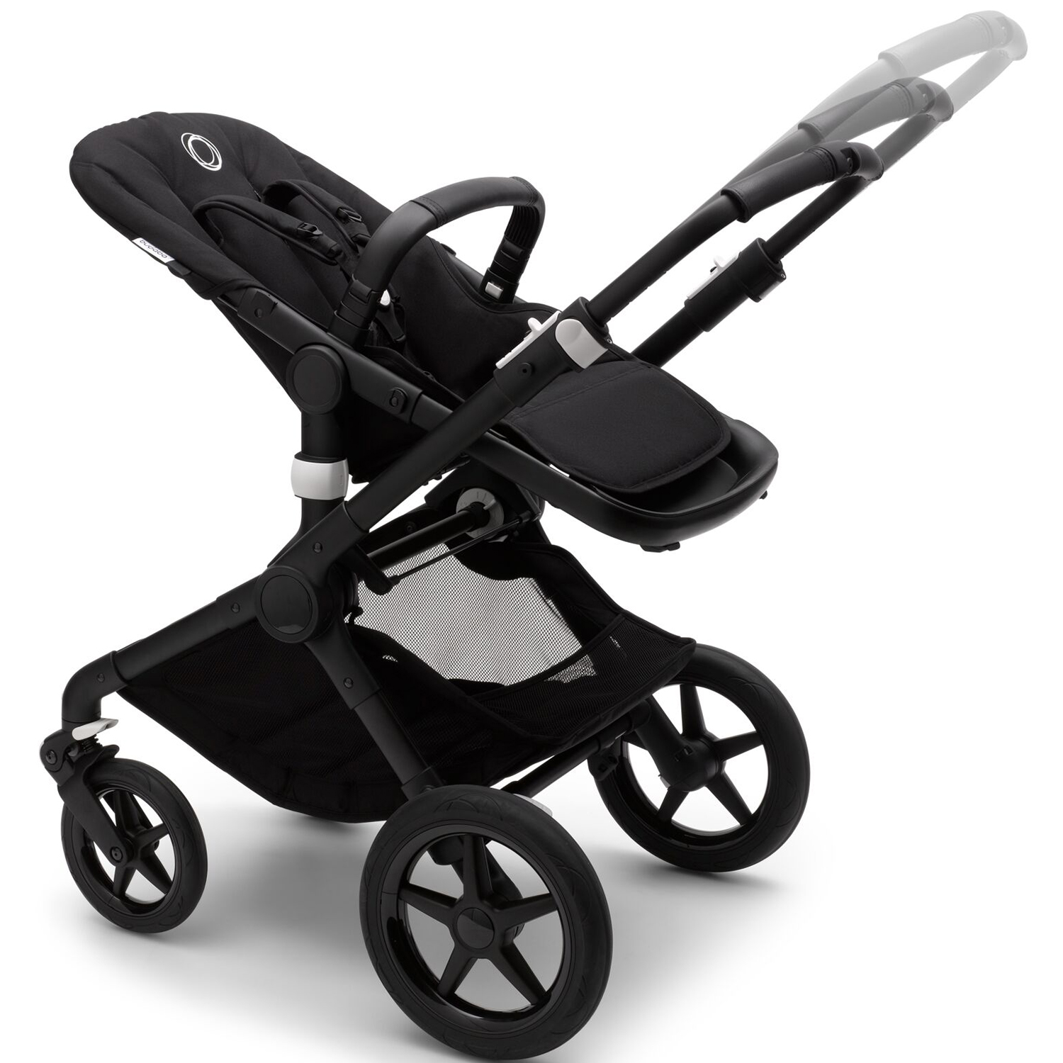 Коляска 2в1 Bugaboo Fox2 Complete Black Grey Melange-Grey Melange - фото 15