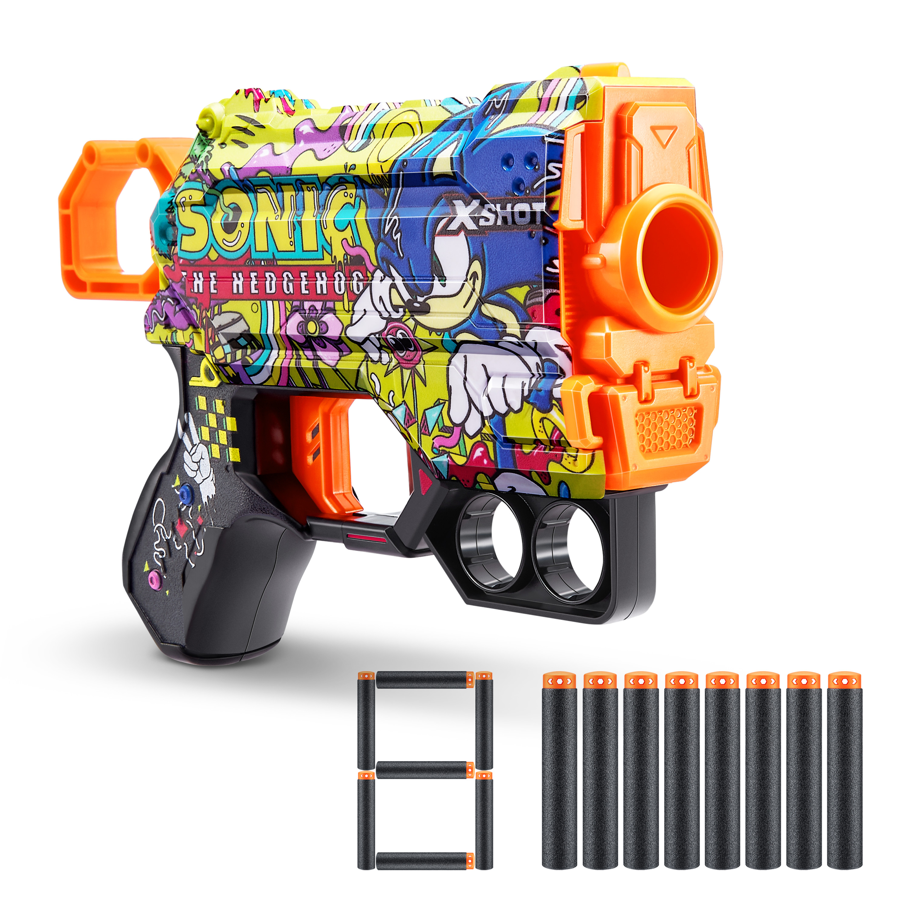 Набор для стрельбы X-Shot Skins Menace Sonic в ассортименте 36679 - фото 11