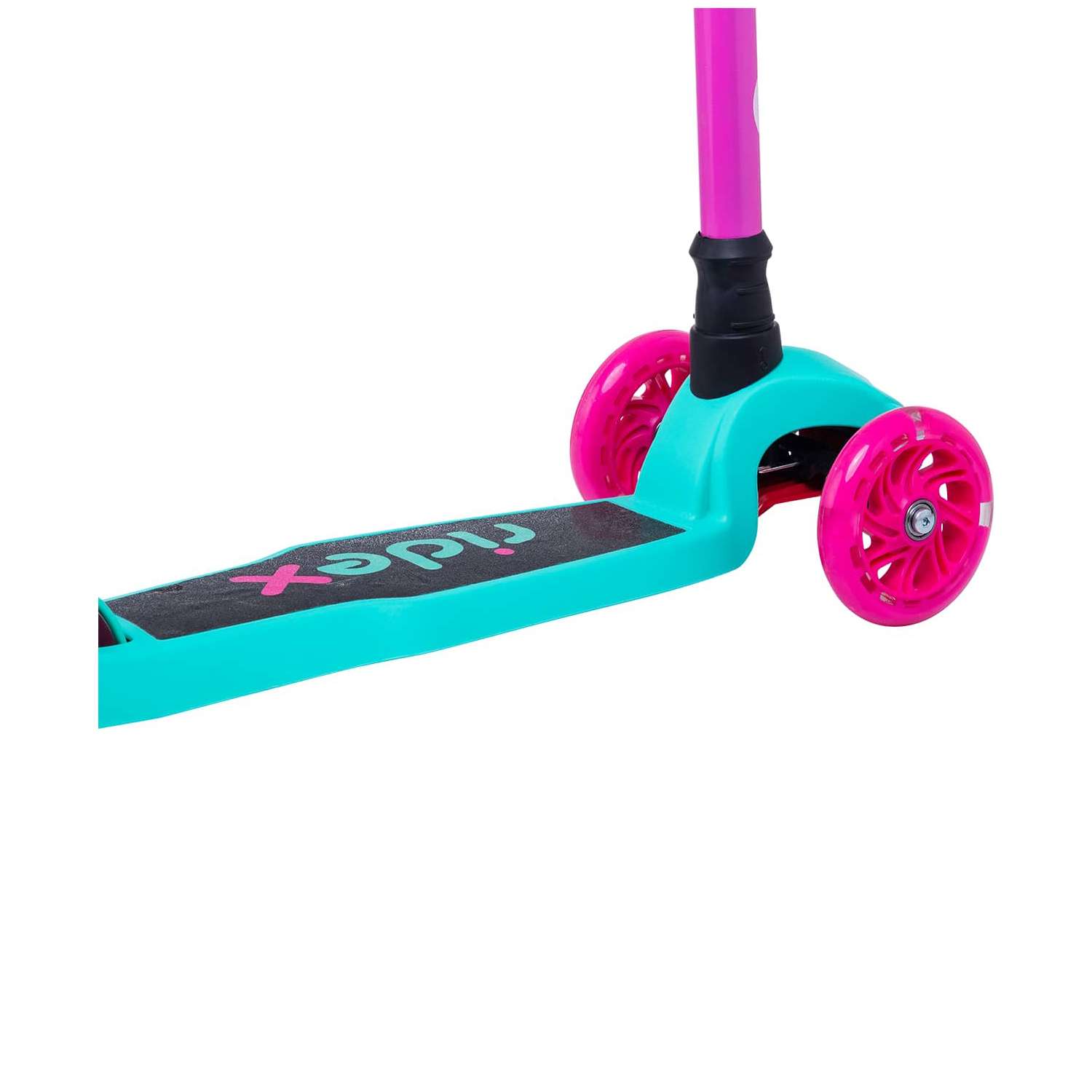 Самокат RIDEX трехколесный 3 wheels scooter Chip 120/80 pink/mint - фото 5