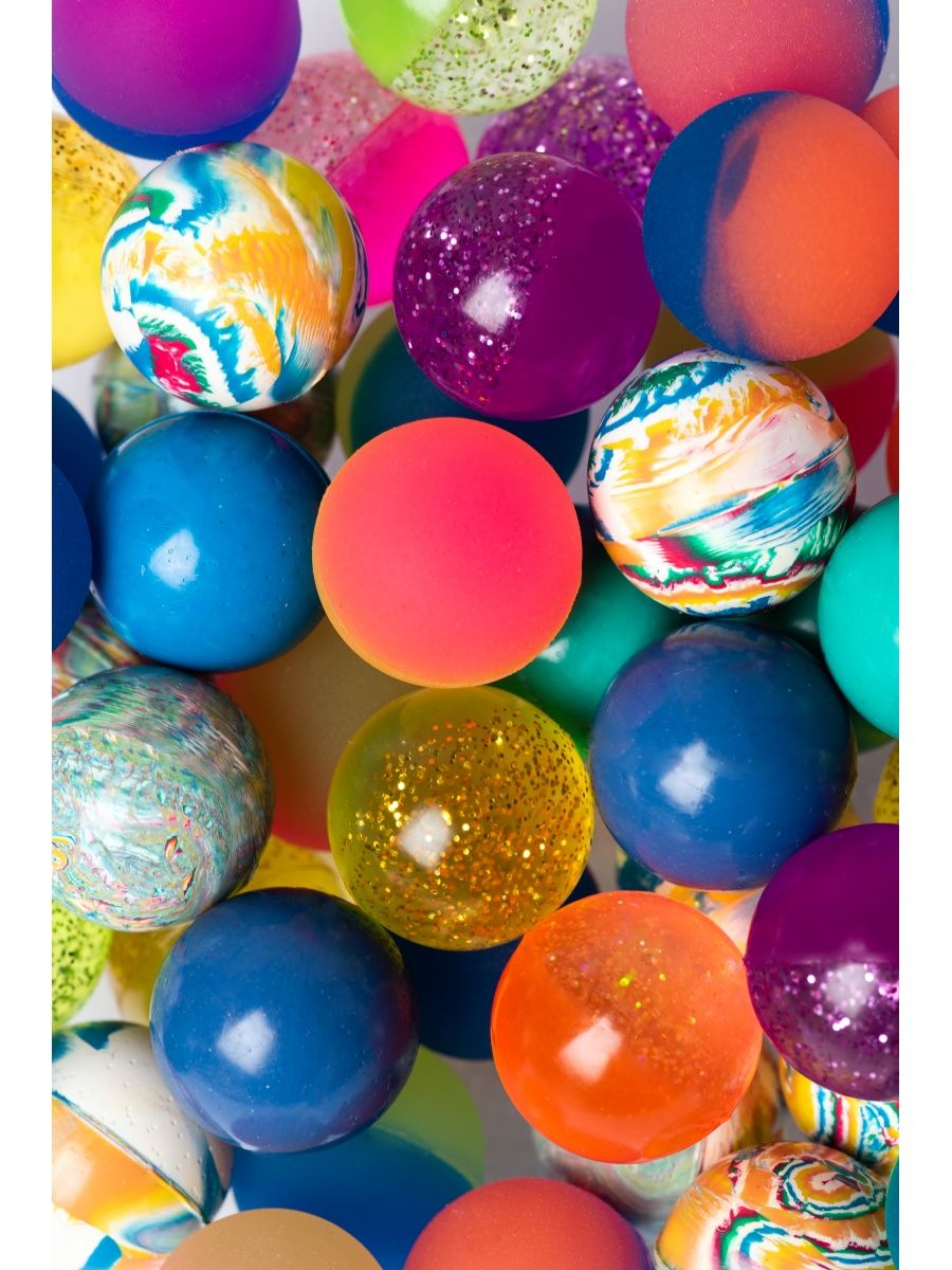 Мячи-прыгуны TopVending Цветной бум 25мм 100шт - фото 3