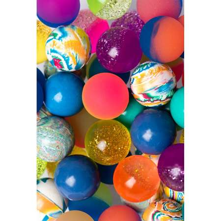 Мячи-прыгуны TopVending Цветной бум 25мм 100шт