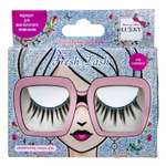 Накладные Ресницы Lukky Fresh Lash с блестящей подводкой Бирюза