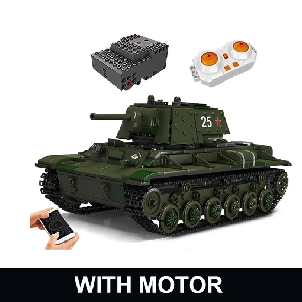 Конструктор Mould King 20025 Тяжелый танк KV-1 - фото 6