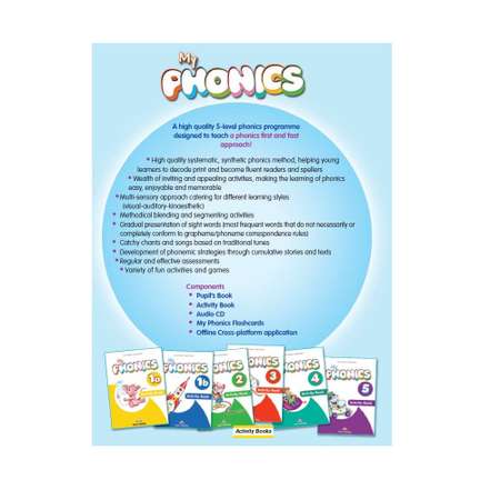 Рабочая тетрадь Express Publishing My Phonics 3 Activity Book (International) with cross-platform application