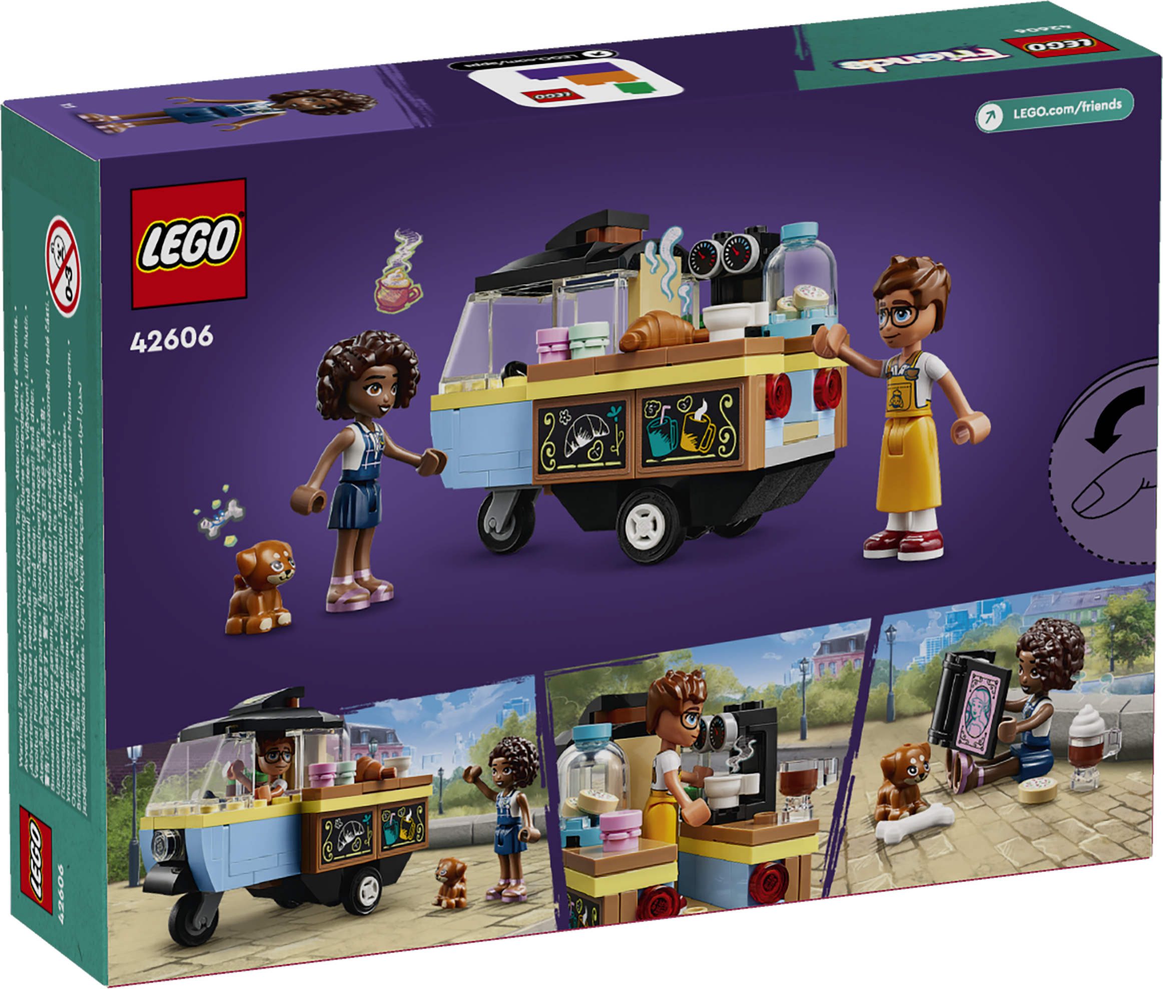 Конструктор LEGO Friends Мобильная тележка для хлебобулочных изделий 42606 - фото 2