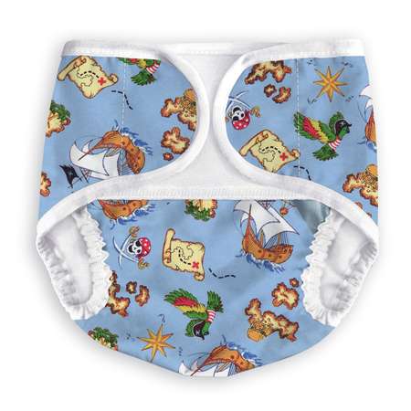 Трусики MULTI-DIAPERS Лайт Пираты В 4-9кг 1шт