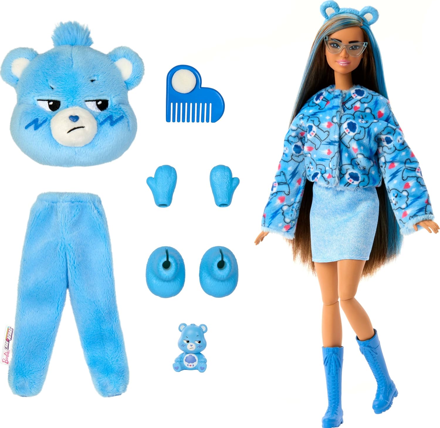 Кукла модельная Barbie Care Bears JCN96 - фото 5