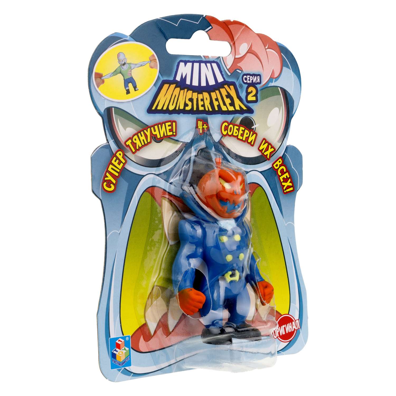 Игрушка тягун 1Toy Monster Flex Mini 2 в ассортименте Т23838 - фото 17