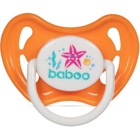 Соска Baboo Sealife c 6месяцев Персиковый