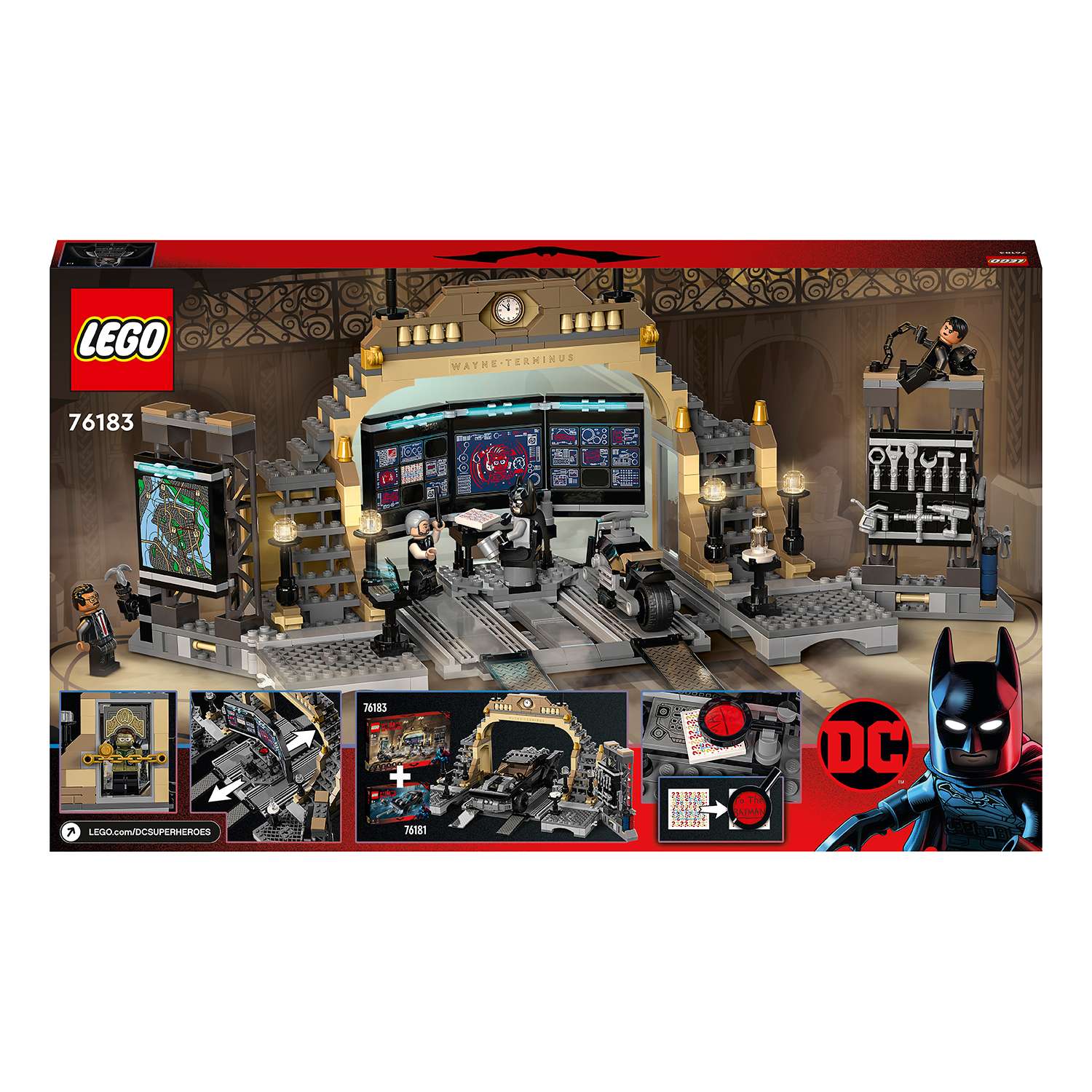 Конструктор LEGO Super Heroes Бэтпещера схватка с Загадочником 76183 - фото 3