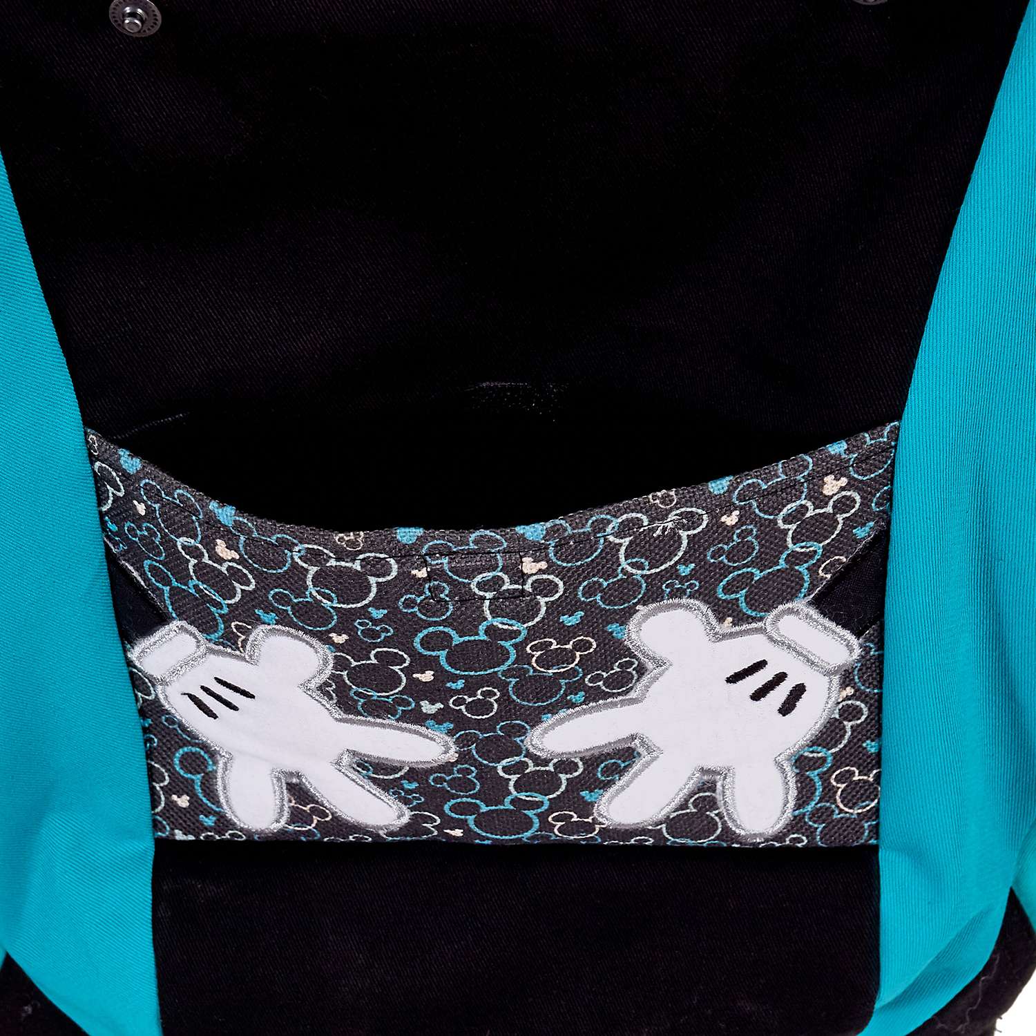 Рюкзак-кенгуру Polini kids Disney baby Микки Маус с вышивкой Черный - фото 16