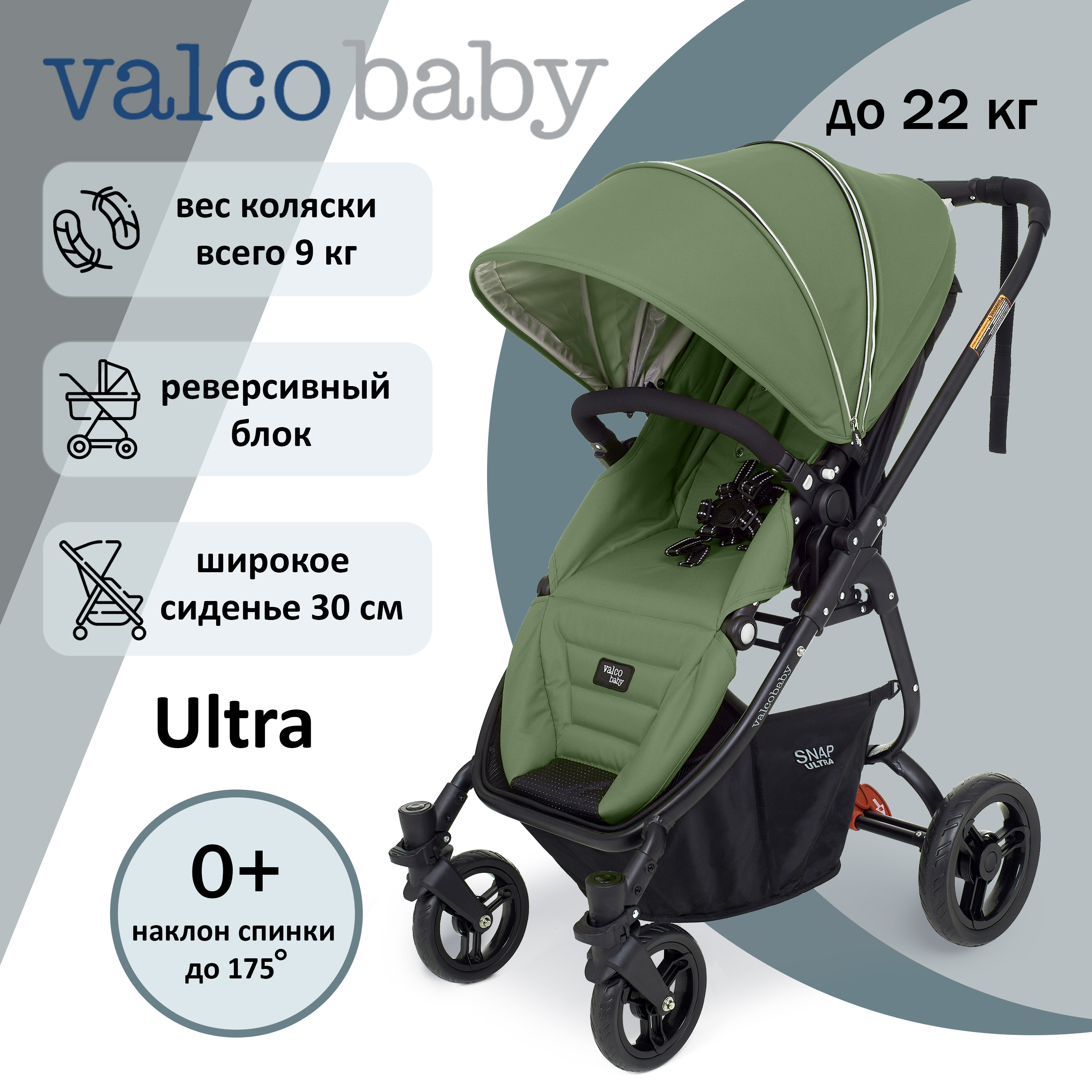 Прогулочная коляска Valco baby Snap 4 Ultra - фото 2