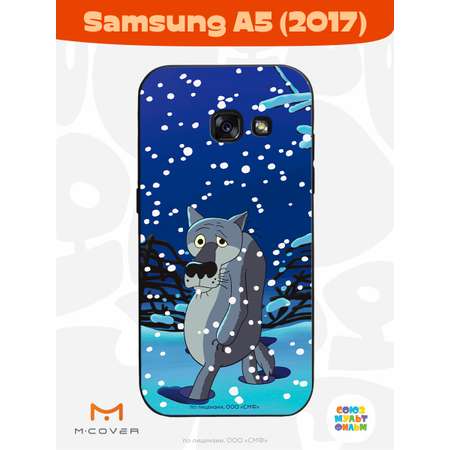 Силиконовый чехол Mcover для смартфона Samsung A5 (2017) Союзмультфильм Благодарность за обед