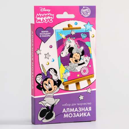 Алмазная мозаика Disney для детей Минни и единорог