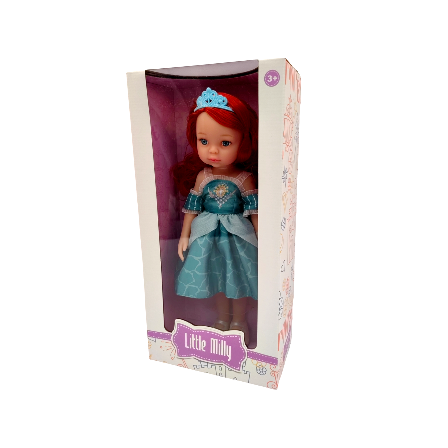 Кукла принцесса Ариель SHARKTOYS в платье 32 см коллекция принцесса 22200017 - фото 7
