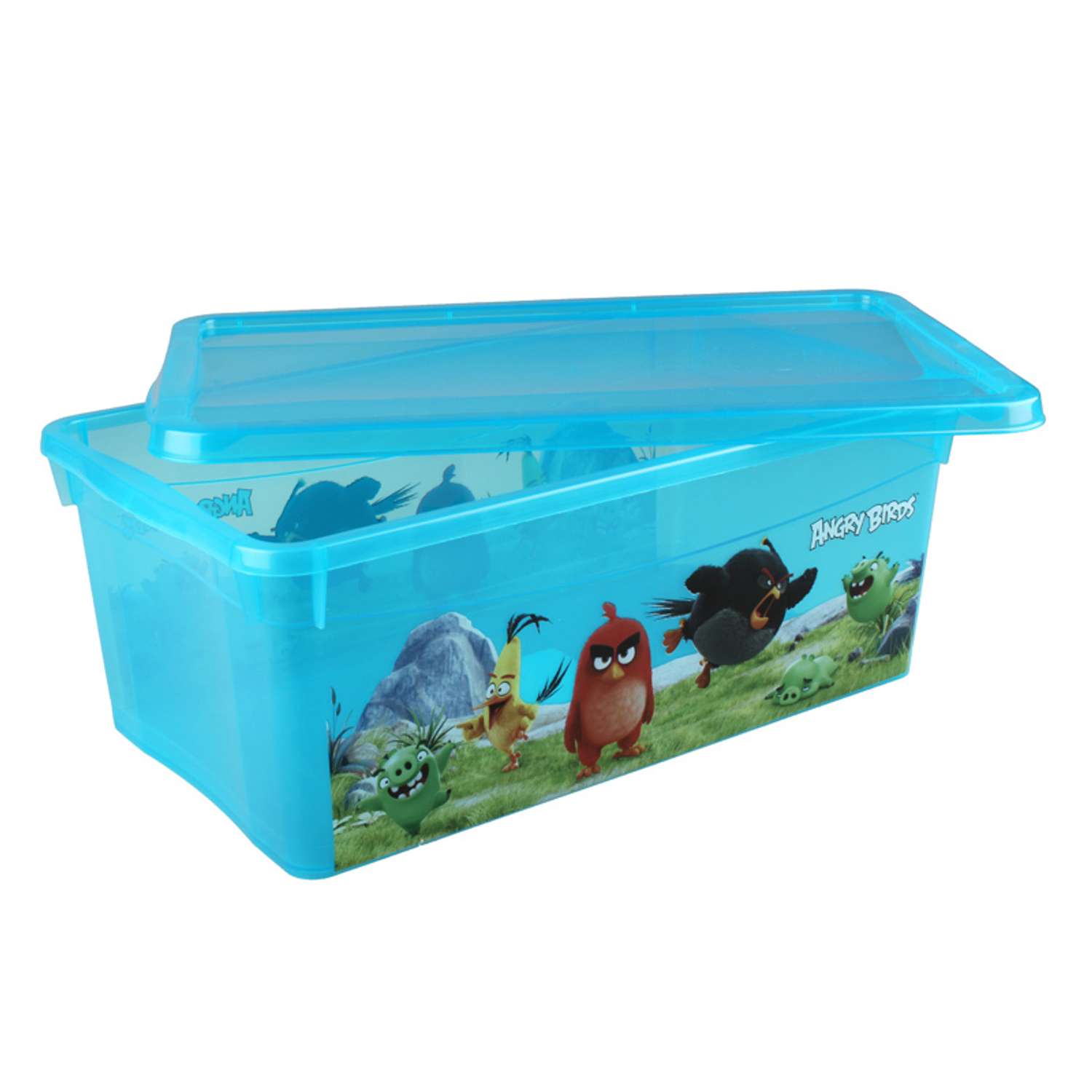 Ящик для игрушек Пластишка Angry Birds 5 л в ассортименте - фото 7