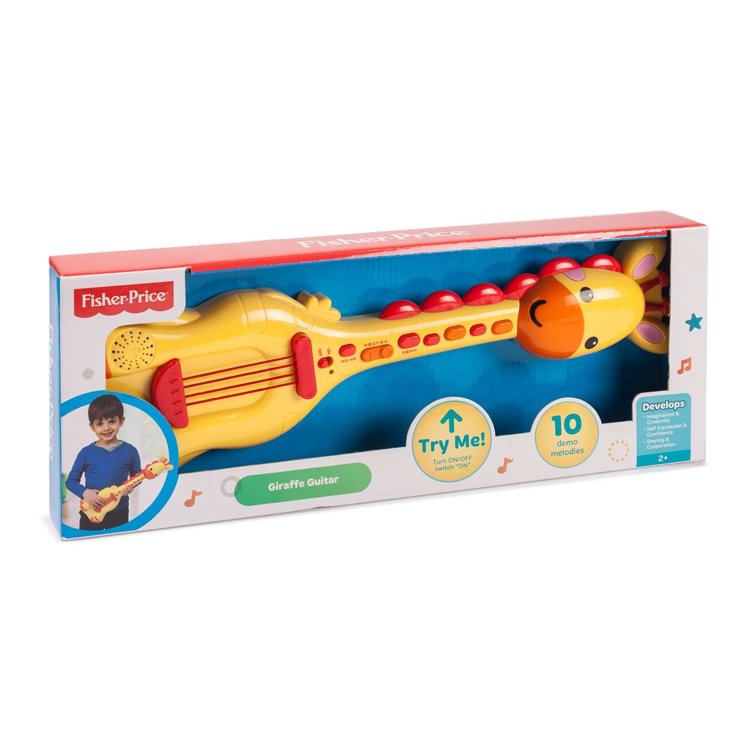 Музыкальная игрушка Fisher Price Гитара Жираф - фото 3