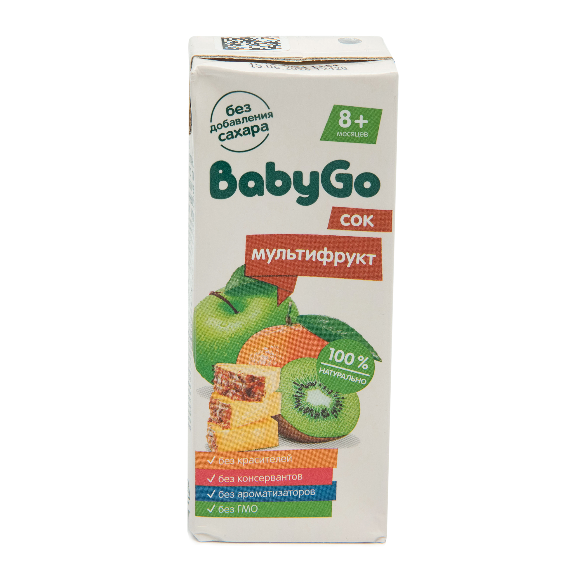 Сок Baby Go мультифрукт для детского питания 0.2л с 8месяцев - фото 3