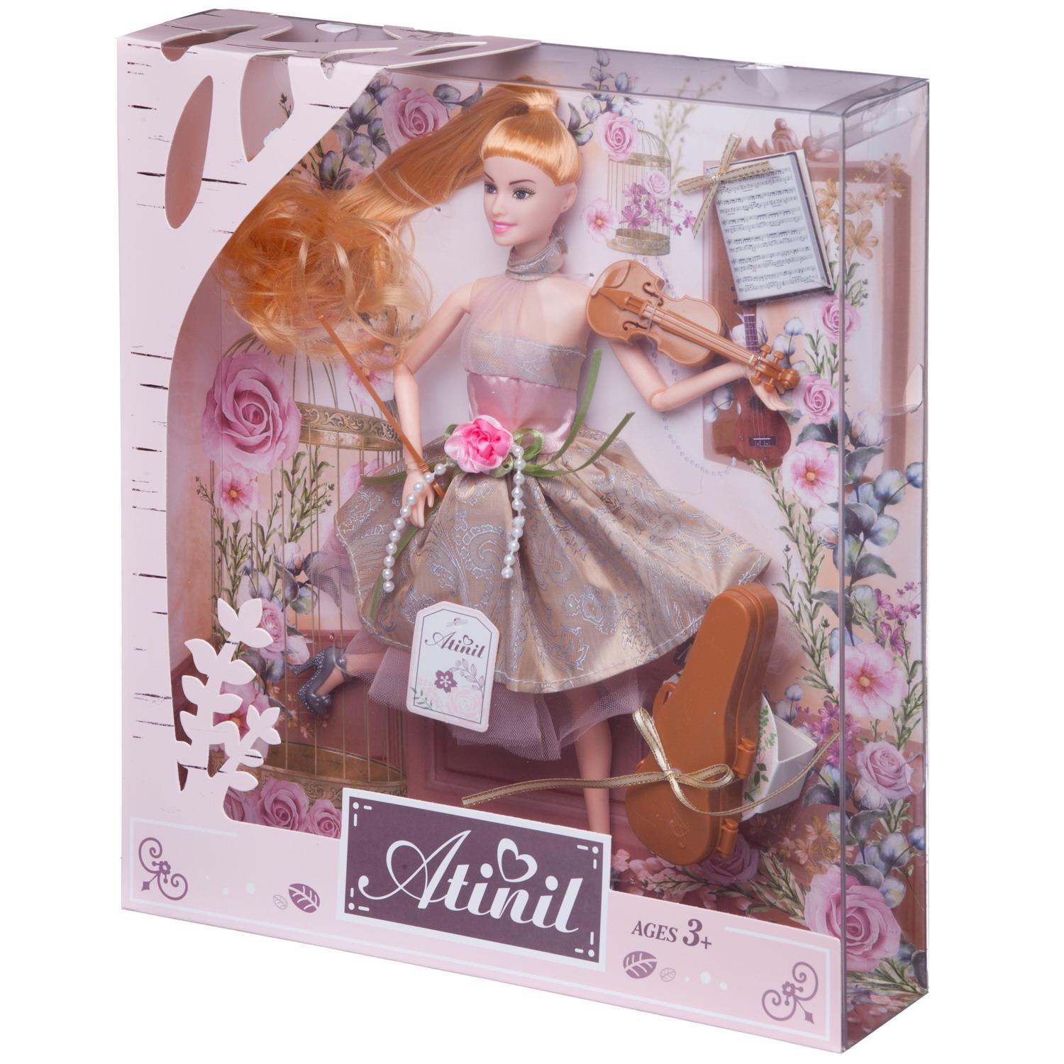 Кукла Atinil Junfa Цветочная гармония Блондинка в наборе со скрипкой WJ-22279/блондинка - фото 2