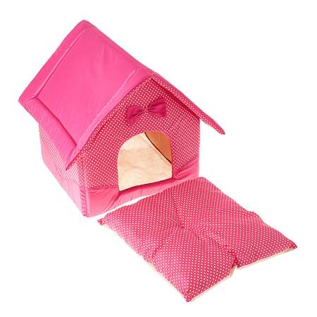 Домик Пижон «Нежность» розовый 35 х 37 х 42 см