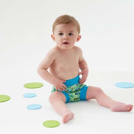 Подгузник для плавания Splash About Happy Nappy Зеленый геккон XL