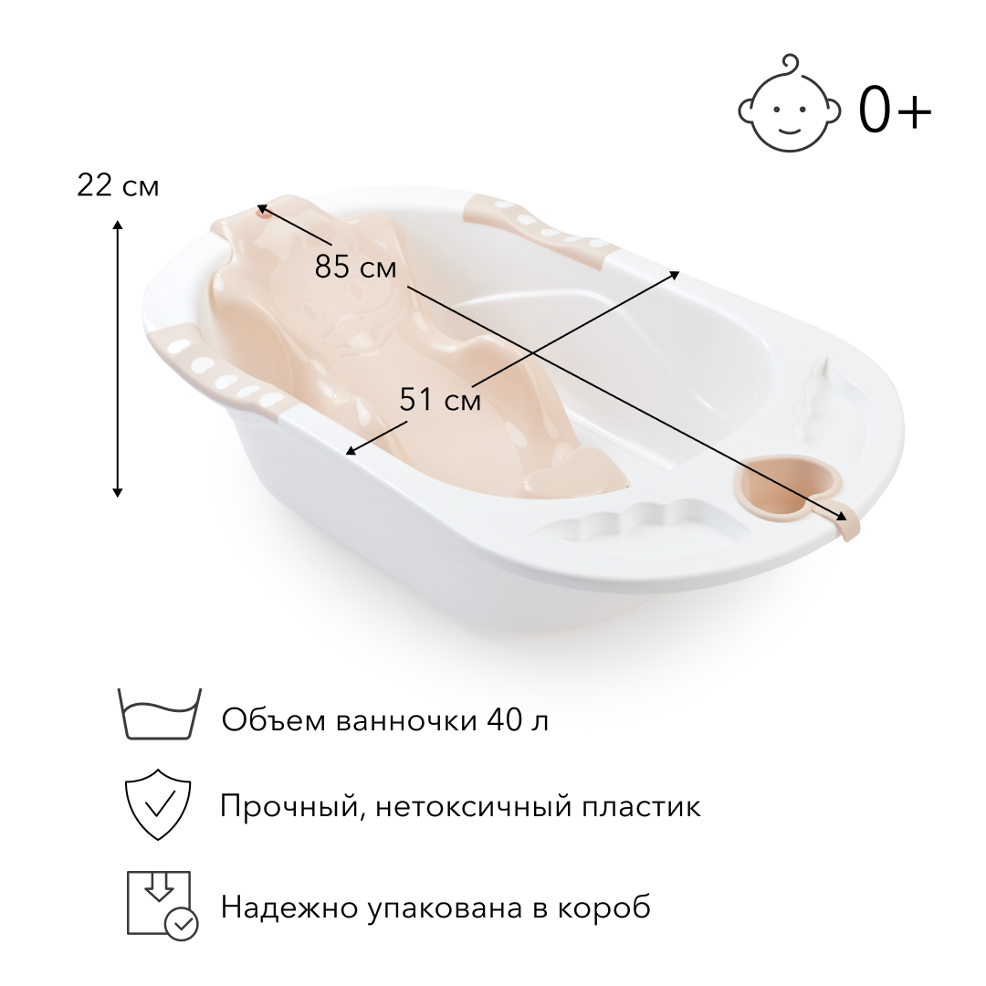 Ванна детская для купания Happy Baby Bath comfort купить по цене 2949 ₽ в  интернет-магазине Детский мир