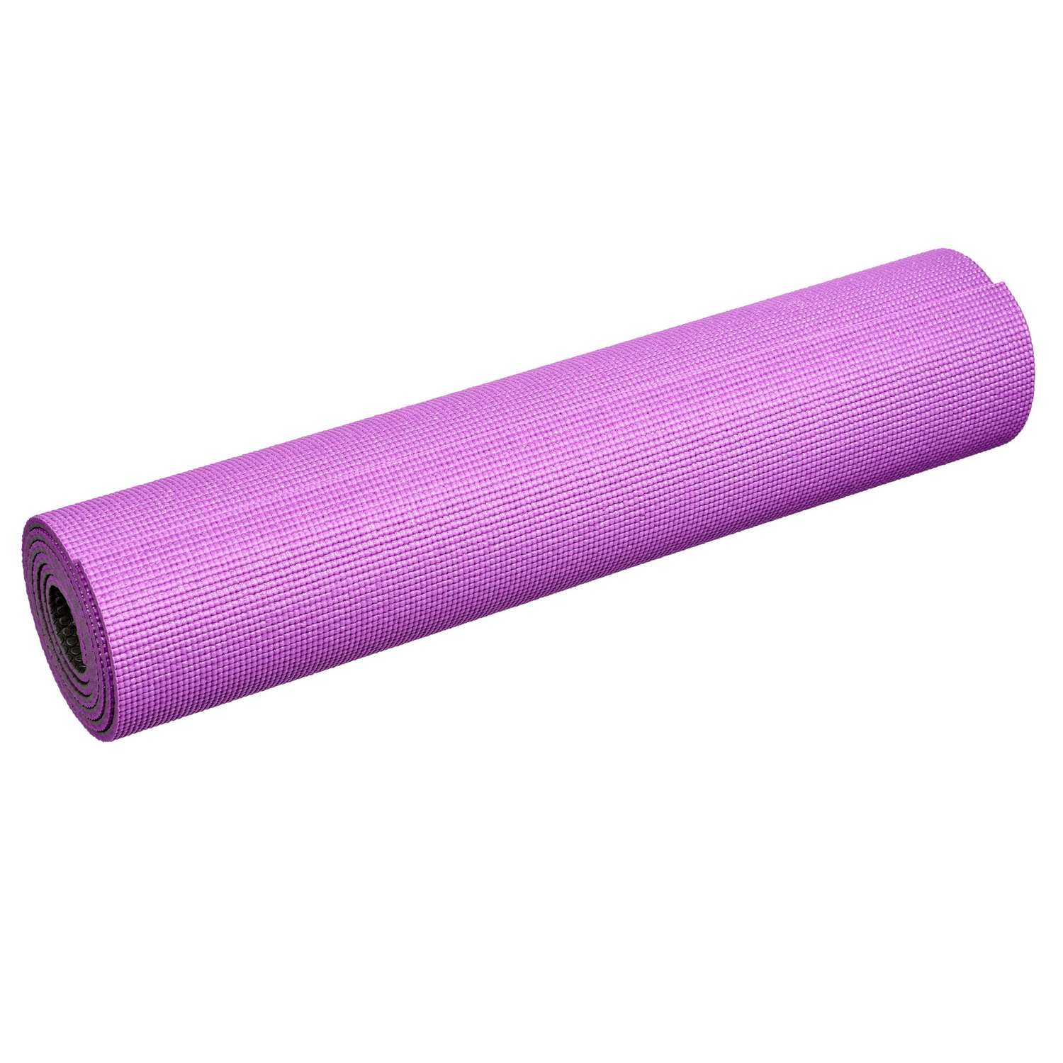 Коврик для йоги и фитнеса Bradex двухслойный фиолетовый 183х61 см - фото 9