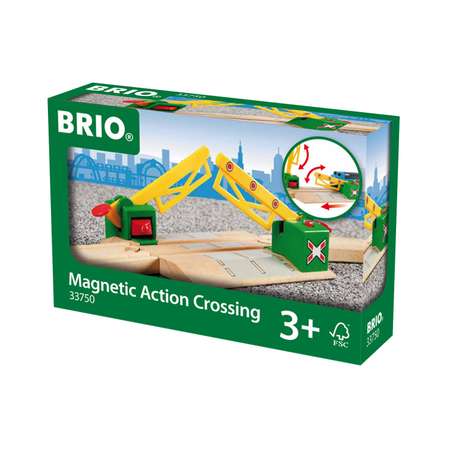 Игровой элемент BRIO железнодорожный переезд на магнитах