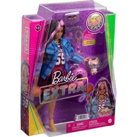 Кукла Barbie Экстра в платье баскетбольный стиль HDJ46