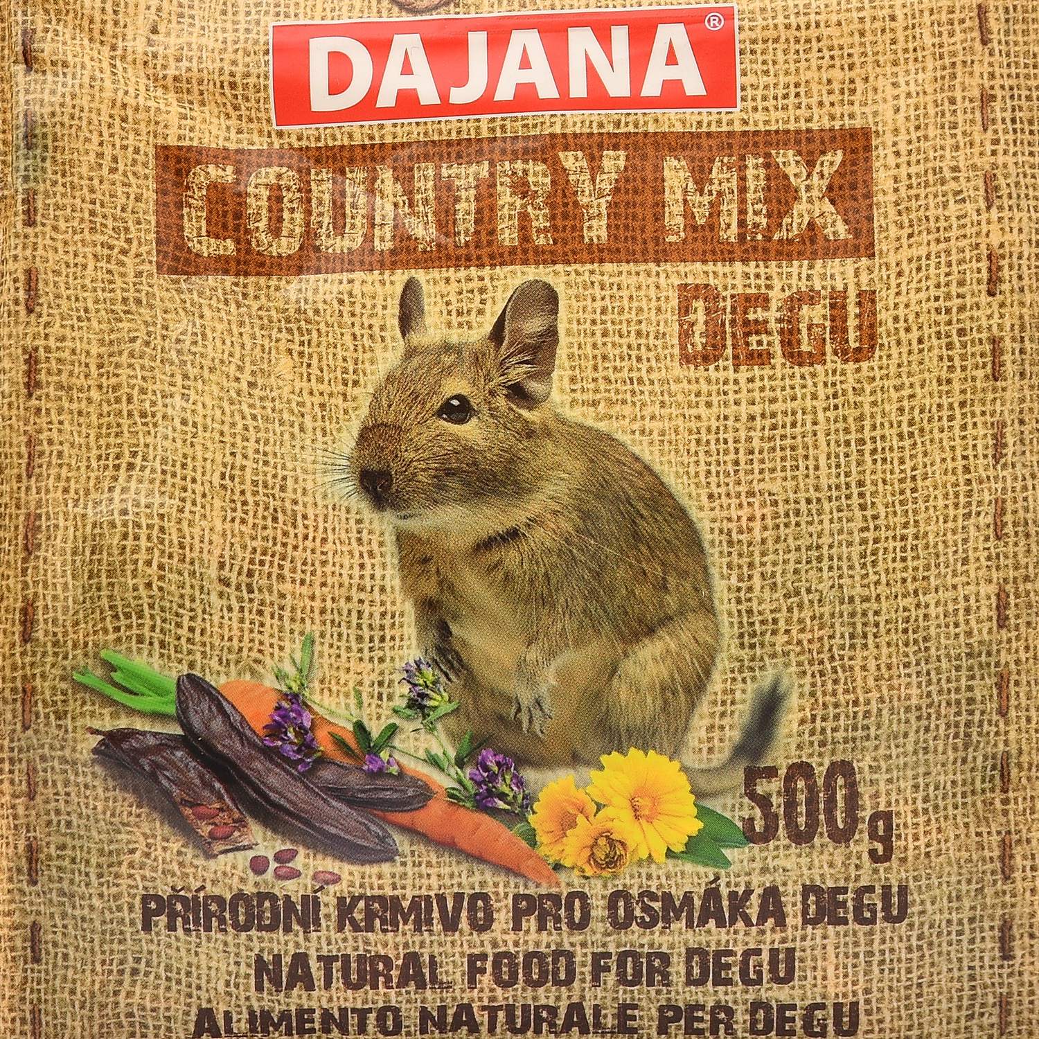 Корм для дегу DAJANA Country Mix 500г DP405J - фото 3