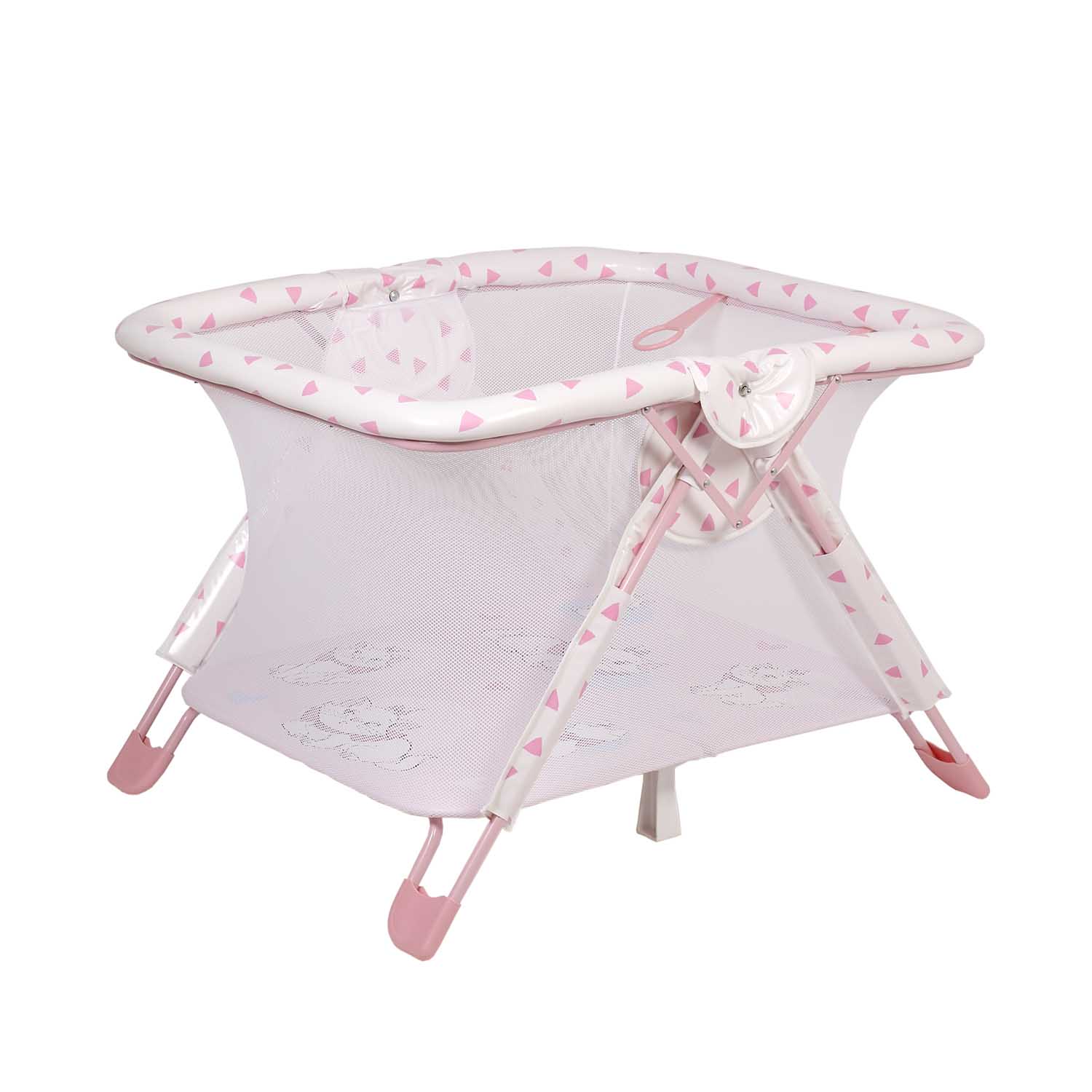 Манеж Polini kids Disney baby Comfort Кошка Мари Розовый 0002255-2 - фото 1