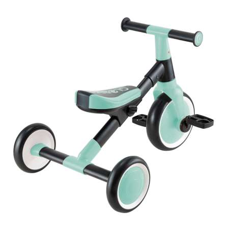 Велосипед-беговел Globber трёхколёсный Learning Trike 2 в 1 светло-зеленый