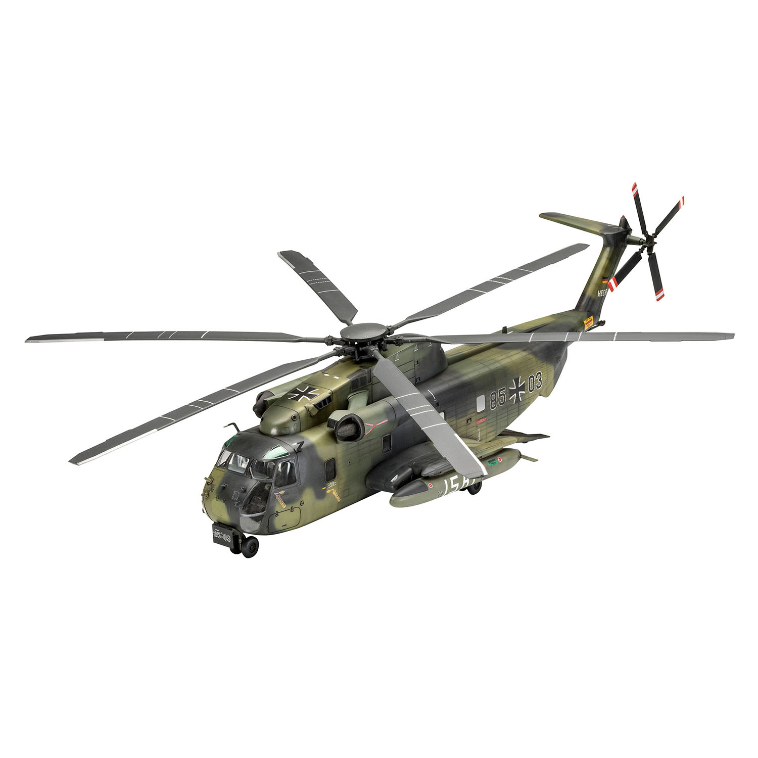 Модель для сборки Revell Тяжёлый транспортный вертолёт CH-53 GSG 03856 - фото 3