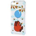 Силиконовый чехол Mcover для смартфона Apple iPhone 7 8 SE Союзмультфильм Полет на голубом шарике