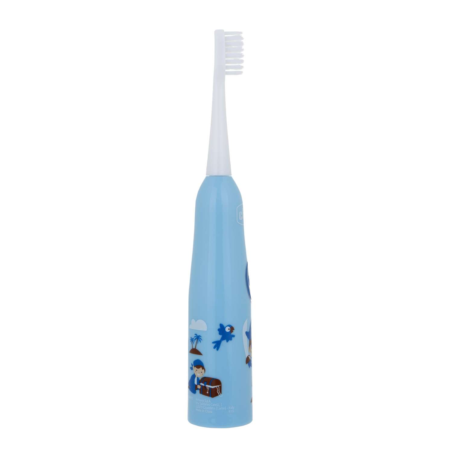 Электрическая зубная щетка Chicco для мальчика мягкие щетинки для детей от 3 лет сменная насадка в комплекте - фото 2