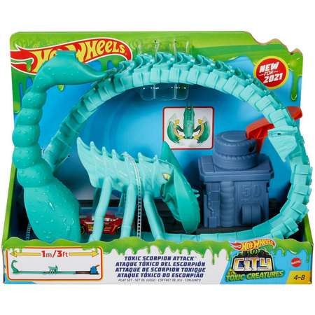 Трек Hot Wheels Атака ядовитого скорпиона с пусковой установкой