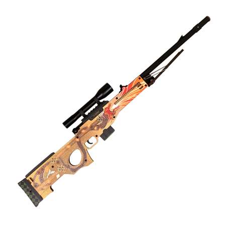 Снайперская винтовка Go-Wood AWP версия 1.6 История о драконе деревянный резинкострел