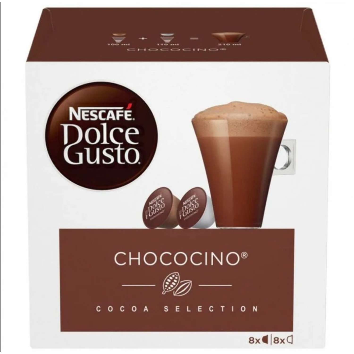 Кофе в капсулах Nescafe Dolce Gusto Chococino 16 капсул - фото 1