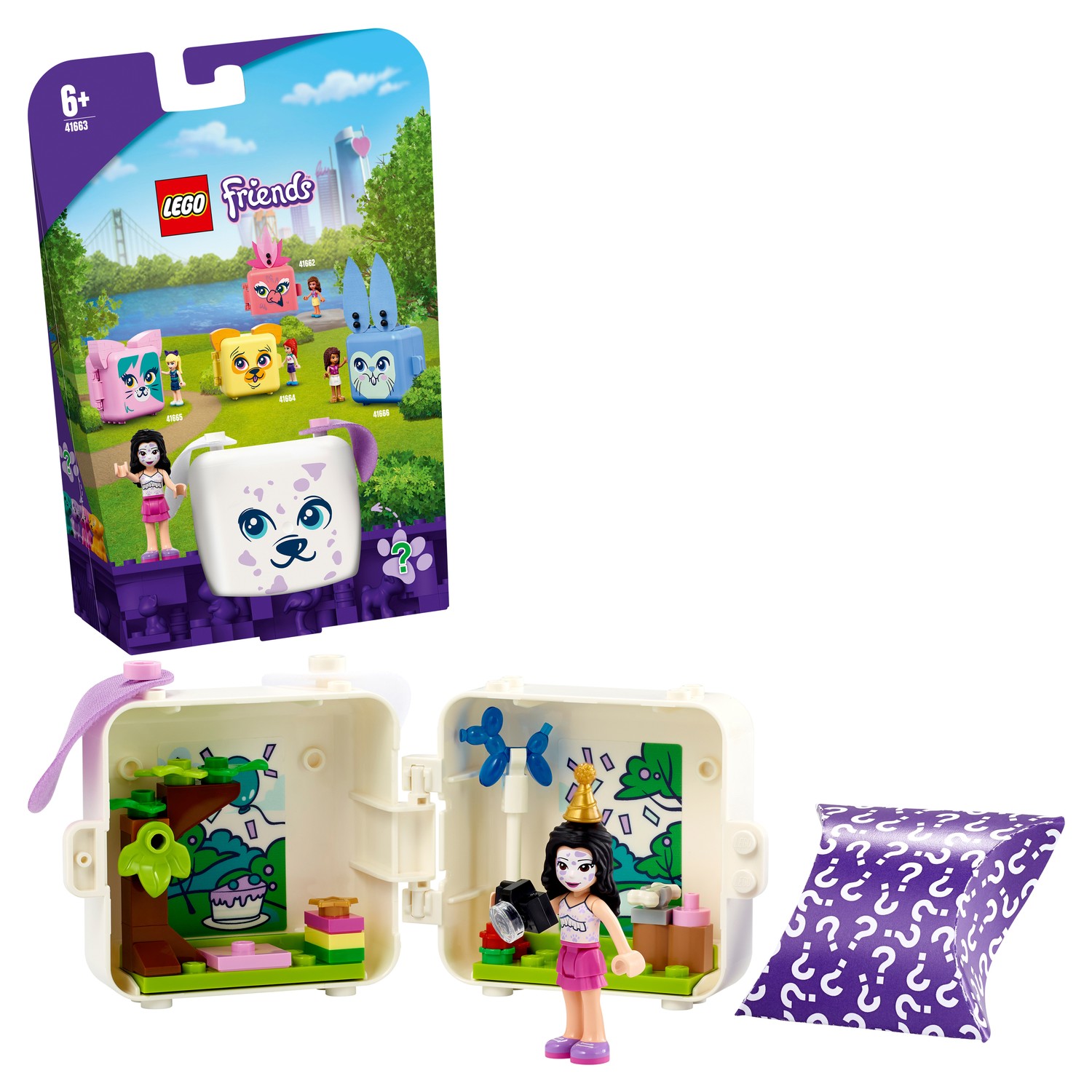 Конструктор LEGO Friends Кьюб Эммы с далматинцем 41663 - фото 1