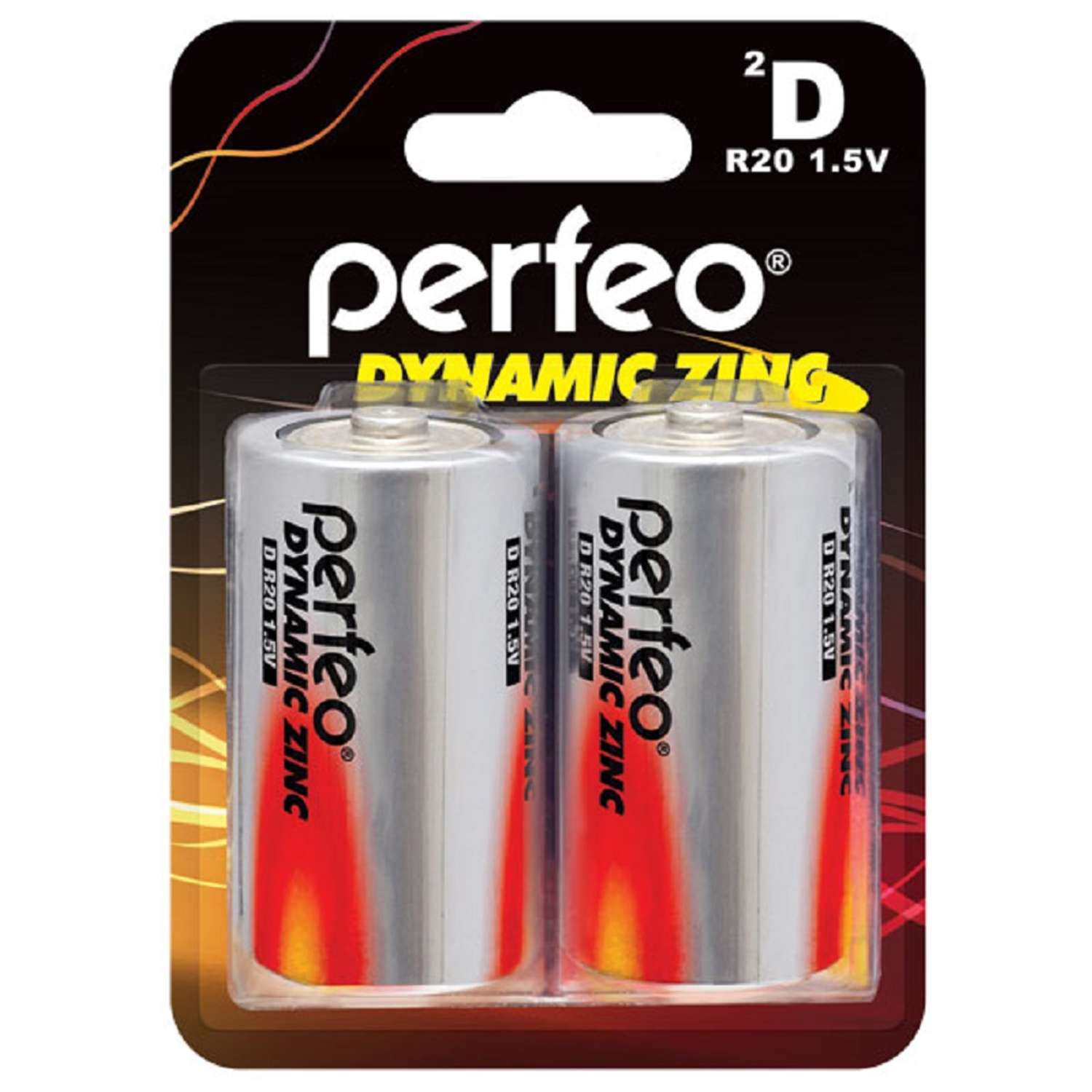 Батарейки Perfeo солевые PF R20/2BL - фото 2