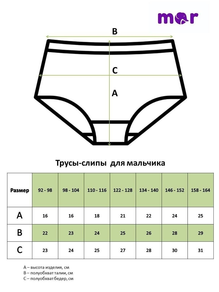 Трусы 5 шт MOR MOR-05-002-002020-5/2891-2892-2894-2895-2897т-си - фото 7