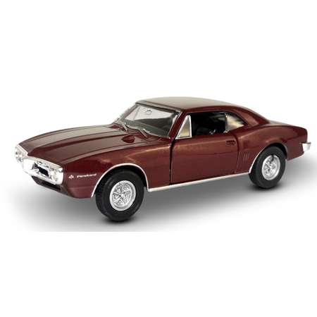 Машинка Welly модель 1967 Pontiac Firebird 1:38 красная