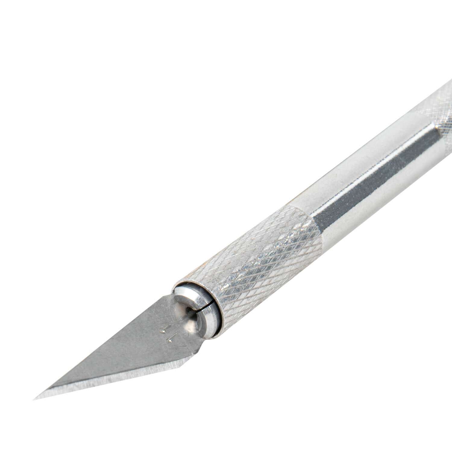 Нож канцелярский Staff скальпель металлический макетный 11 лезвий - фото 11