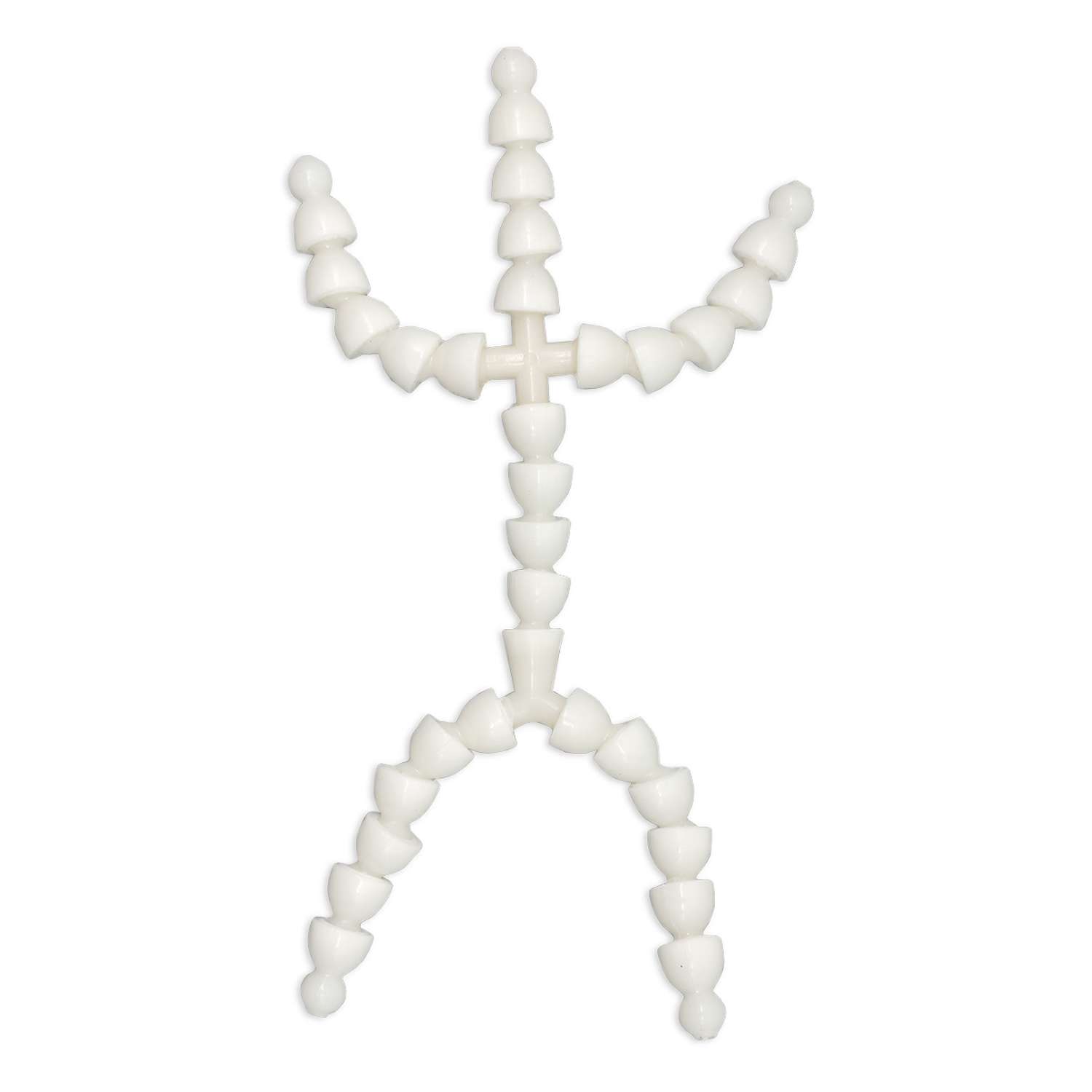 Скелет - каркас для игрушки Совушка готовый гибкий пластиковый Lock - line 19 см руки 6 см ноги 7 см - фото 1