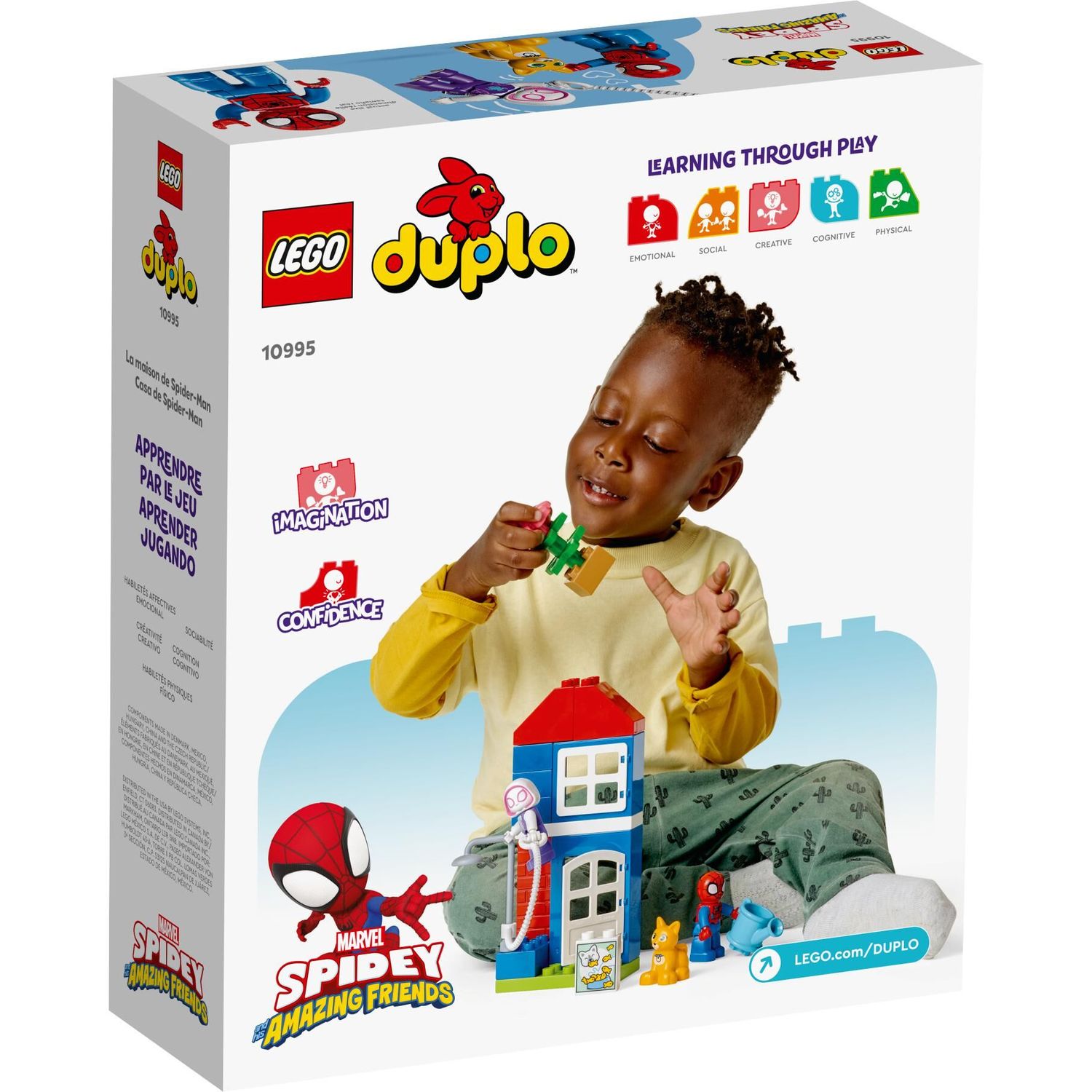 Конструктор LEGO DUPLO Дом Человека-паука 10995 купить по цене 1999 ₽ в  интернет-магазине Детский мир