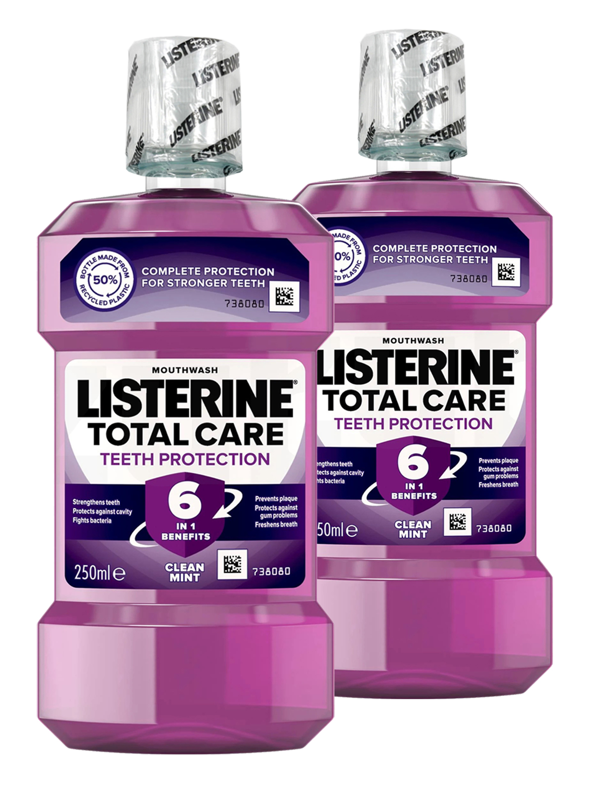 Ополаскиватели для рта LISTERINE Комплексная защита 500 мл х 2 шт - фото 1