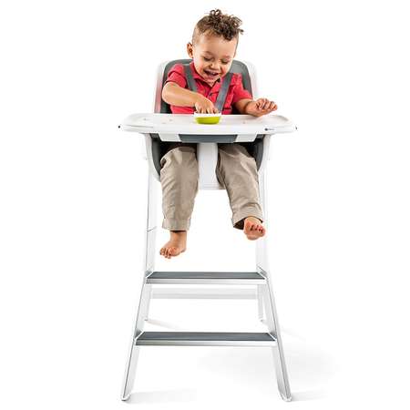 Стульчик для кормления 4Moms High chair 2.1 Белый-Серый